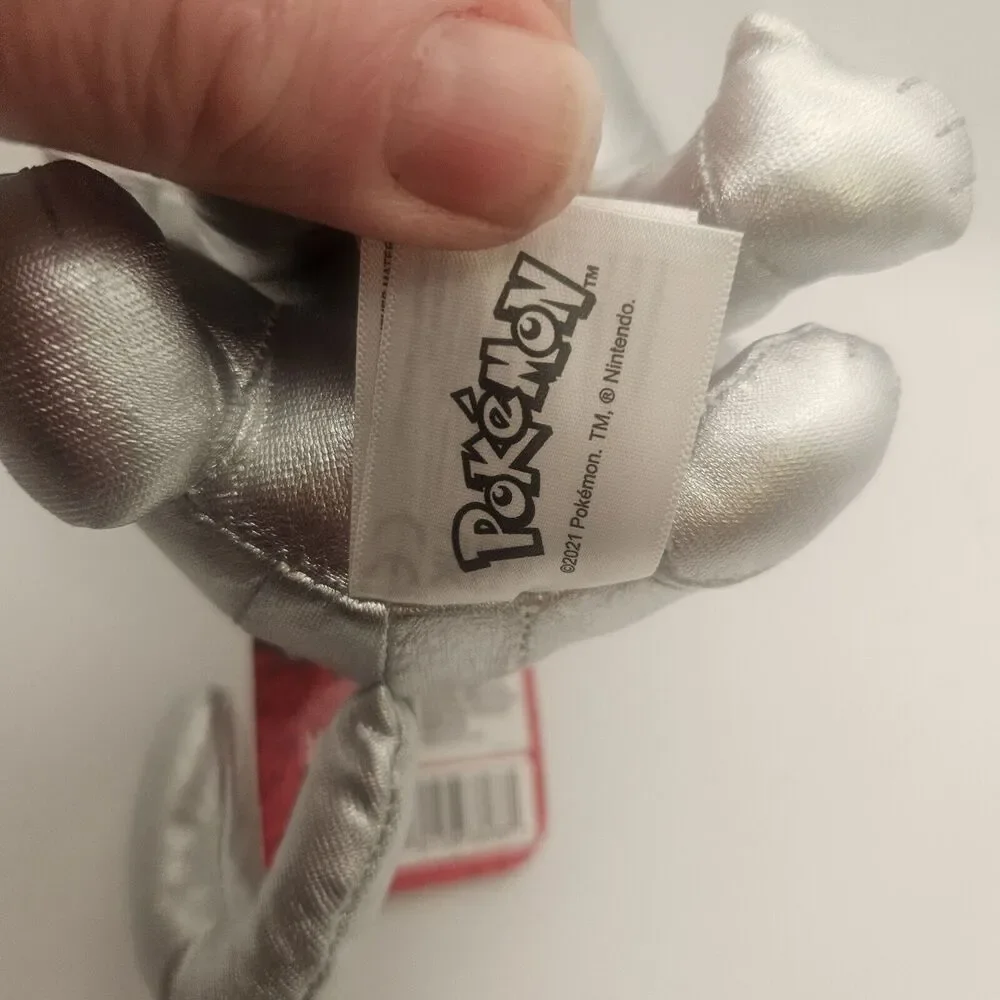 Pokemon 25th Anniversary Silver Grookey Plush‎ Stuffed Animal 8